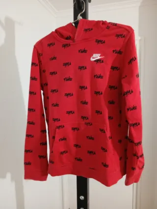 Sudadera Nike niño roja