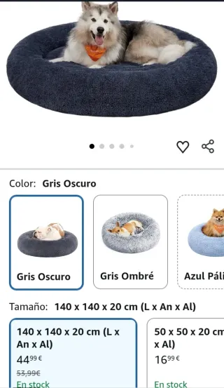 Feandrea Cama para Perros Cojín Grande