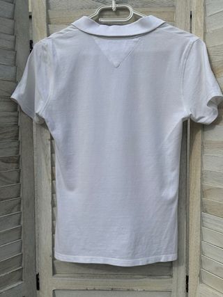 Polo Tommy Jeans Blanco Talla XS
