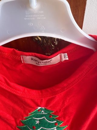 Disfraz Navidad árbol niña 70 cm