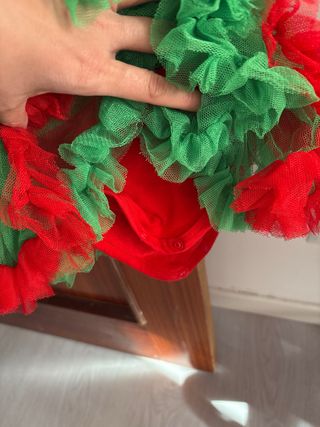 Disfraz Navidad árbol niña 70 cm