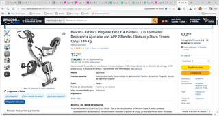 Bicicleta Estática Sportana - Casi Nueva