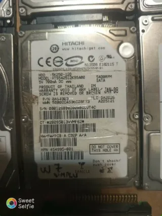 Lote Discos Duros Varios marcas y Gb