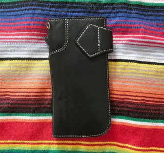 Cartera Harley-Davidson Motociclista cuero Negro