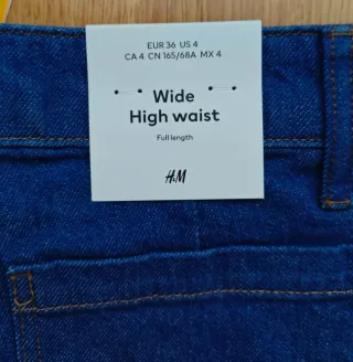 Pantalón ancho H&M azul