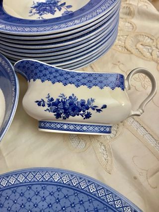 Vajilla Queen's England “Out of the blue” 82 pieza