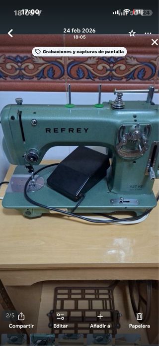 Máquina de coser Refrey 427 VZ vintage