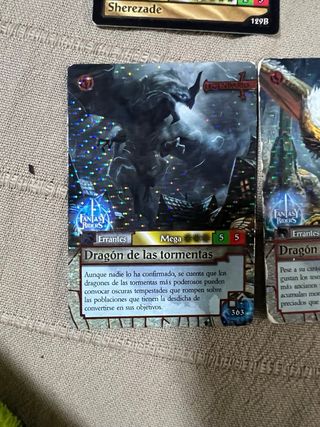Cartas Fantasy Riders Draconianos Señor Dragón