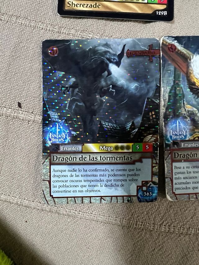 Cartas Fantasy Riders Draconianos Señor Dragón