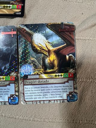 Cartas Fantasy Riders Draconianos Señor Dragón