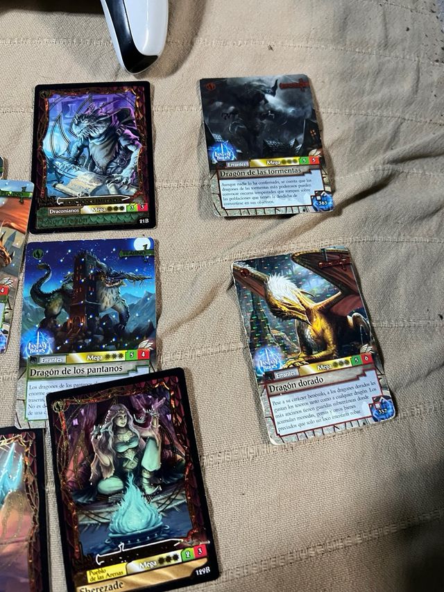 Cartas Fantasy Riders Draconianos Señor Dragón