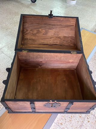 Baú de Madeira Estilo Antigo - 6 Unidades