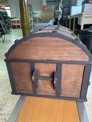 Baú de Madeira Estilo Antigo - 6 Unidades