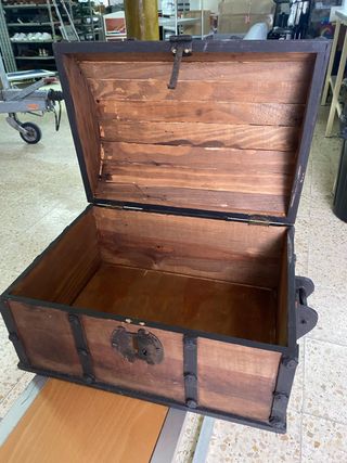Baú de Madeira Estilo Antigo - 6 Unidades