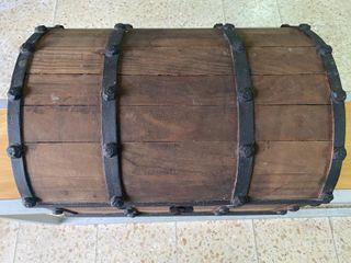 Baú de Madeira Estilo Antigo - 6 Unidades