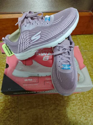 Scarpe Skechers GOWALK 6 Donna Rosa/Viola