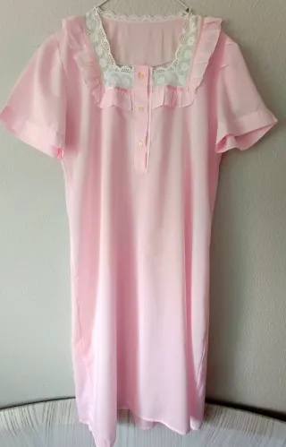 Bonito Camisón Rosa Vintage talla L