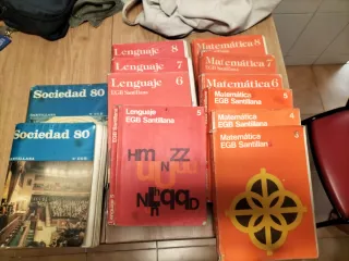Libros texto Santillana años 70-80