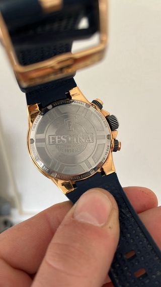 Set di orologi Festina chrono bike Azzurro e Dorato