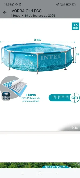 Piscina desmontable Intex