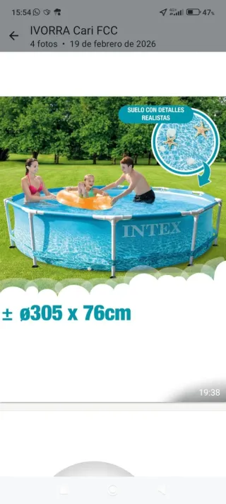 Piscina desmontable Intex