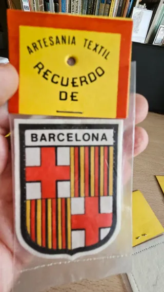 4 Parches Textiles Vintage Ciudades Españolas