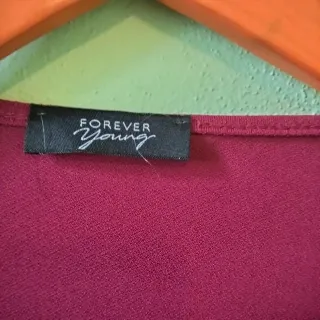 Coprispalle rosso Forever young nodo