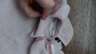 Jersey rosa Zara niña 1-3 meses