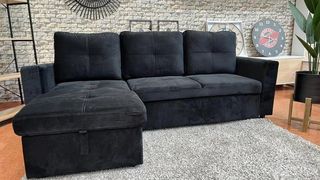 Sofá Cama Matrimonial Negro