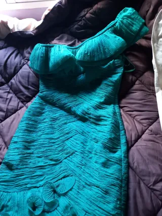 Vestido ocasión especial verde