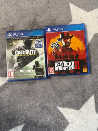 Conjunto di Videogiochi PS4: FIFA, GTA, Fallout, RDR2