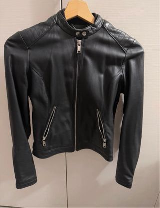 Giacca ecopelle Alcott nera Tg XS