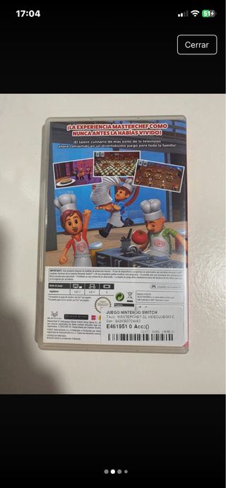 MasterChef: El Videojuego Oficial Nintendo Switch