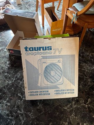 Ventilador Taurus Tropicano 7V Vintage