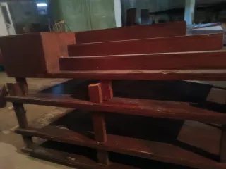 Mueble de madera tablero marino