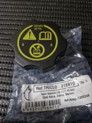 Tapón vaso expansión Opel Astra Zafira Meriva