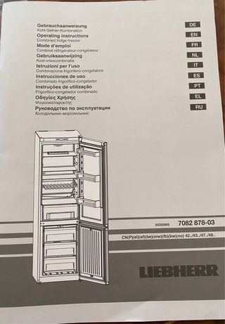 Nevera Liebherr Blanca 7082 878-03