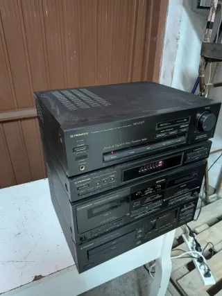Pioneer XD-Z55T Stereo Twin CD Cassette Deck