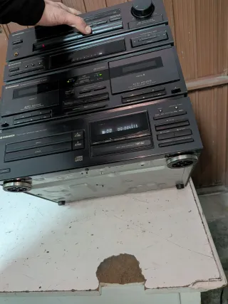 Pioneer XD-Z55T Stereo Twin CD Cassette Deck