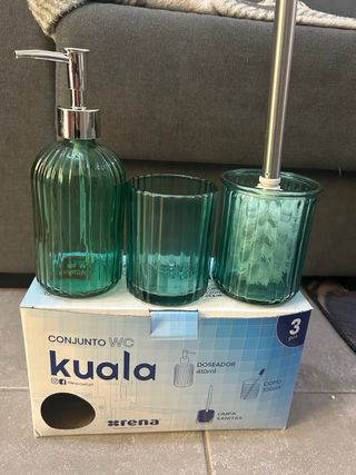 Conjunto WC KUALA 3 peças Vidro