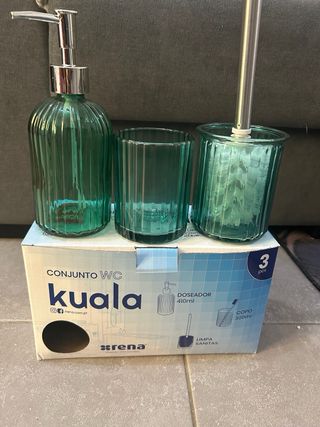 Conjunto WC KUALA 3 peças Vidro