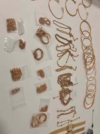 Lote 4 Orologi Donna Dorati