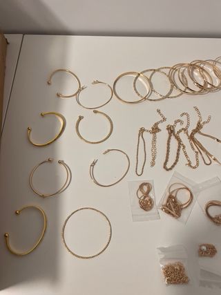 Lote 4 Orologi Donna Dorati