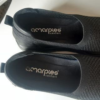 Scarpe Amarpies donna nere taglia 39