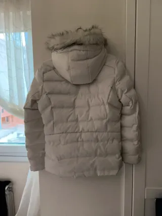 Anorak acolchado mujer crudo del C. Ingles