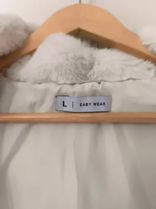 Anorak acolchado mujer crudo del C. Ingles