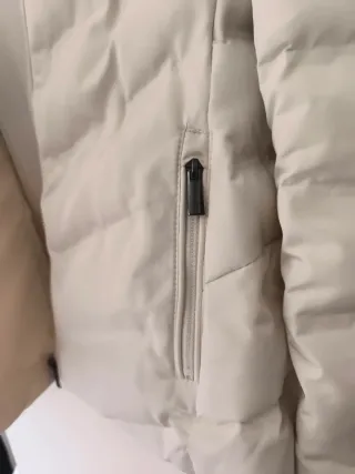 Anorak acolchado mujer crudo del C. Ingles