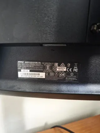 Monitor Curvo MSI Nero