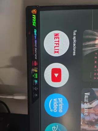 Monitor Curvo MSI Nero