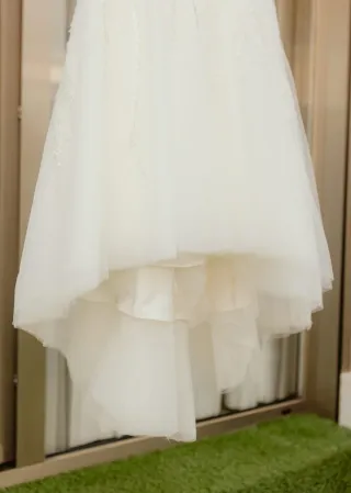 Vestido de Novia Blanco.